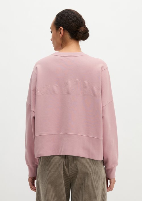 Relaxed sweatshirt — Misty Rose