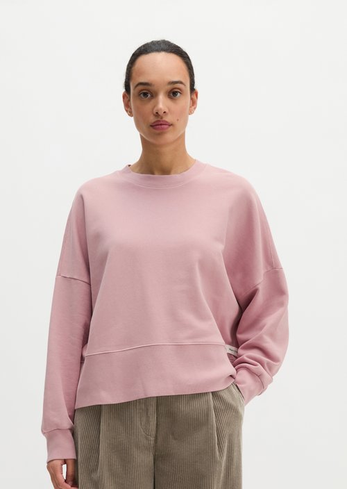 Relaxed sweatshirt — Misty Rose
