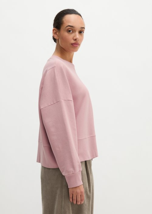 Relaxed sweatshirt — Misty Rose