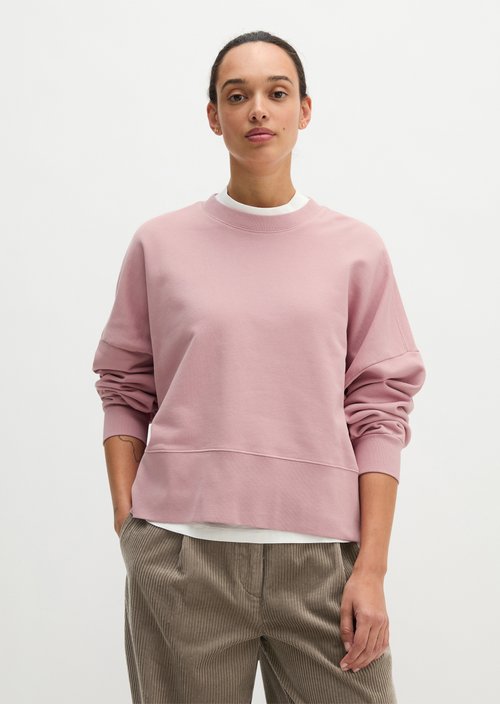 Relaxed sweatshirt — Misty Rose