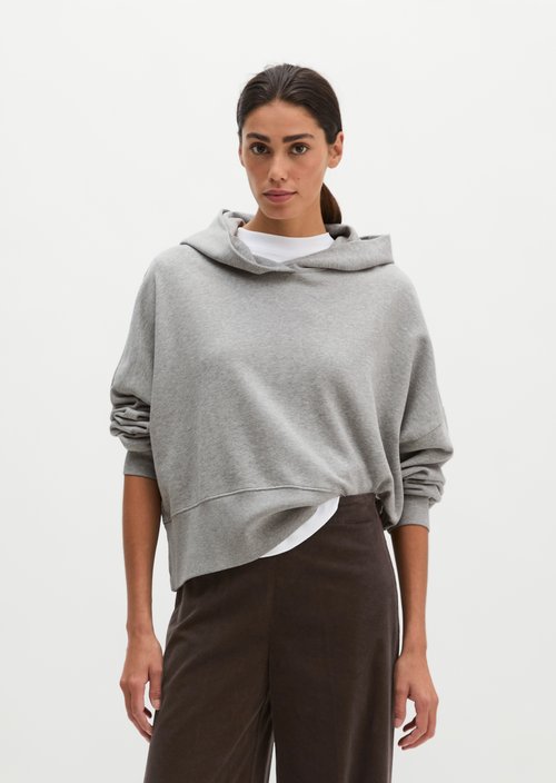 Hoodie relaxed — Fine Grey Melange