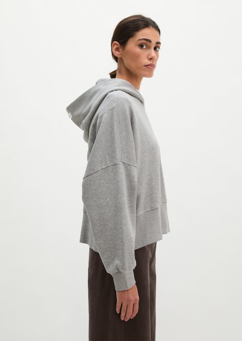 Hoodie relaxed — Fine Grey Melange