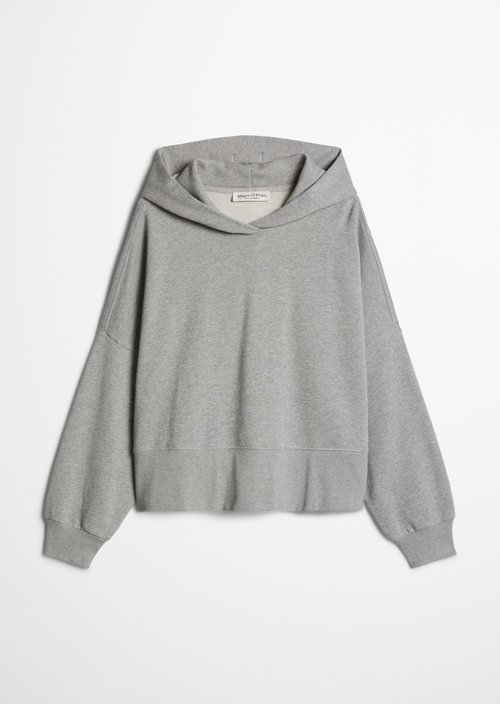 Hoodie relaxed — Fine Grey Melange