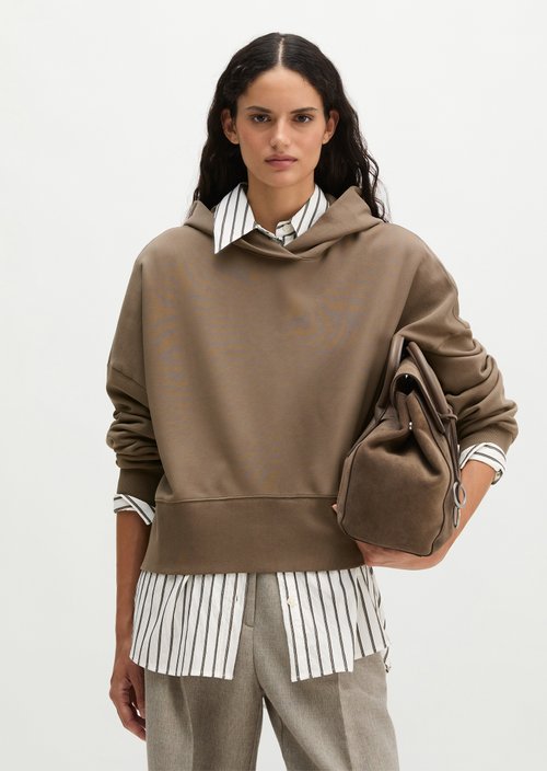 Hoodie relaxed — Stone Taupe