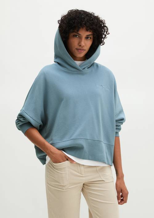Hoodie relaxed Stormy Sea in front view
