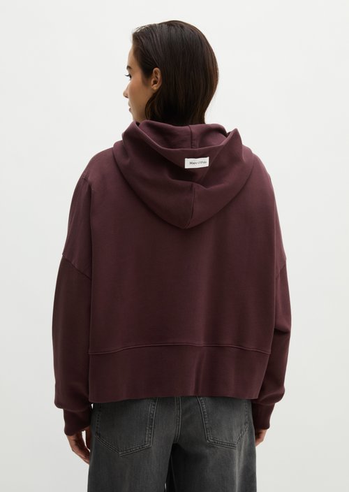 Hoodie relaxed — Black Cherry