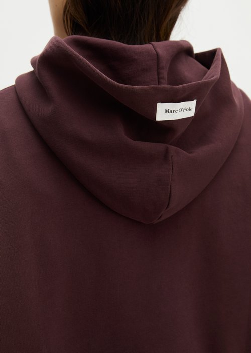 Hoodie relaxed — Black Cherry
