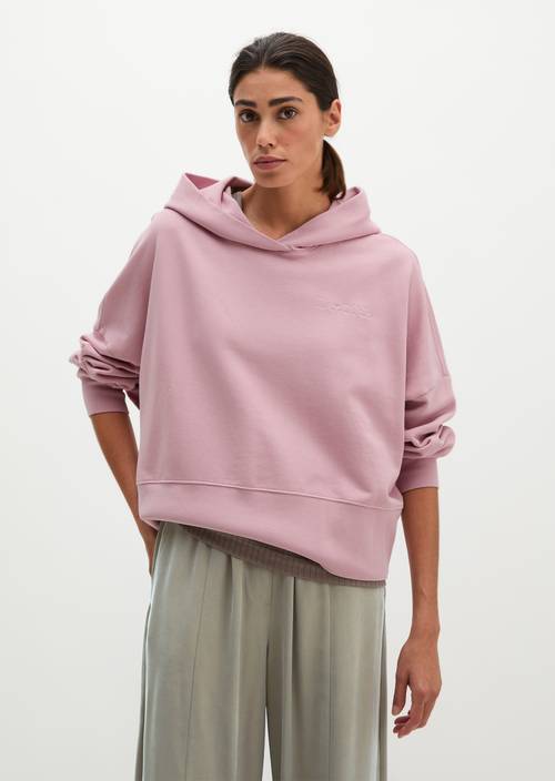 Hoodie relaxed Misty Rose en vue de face