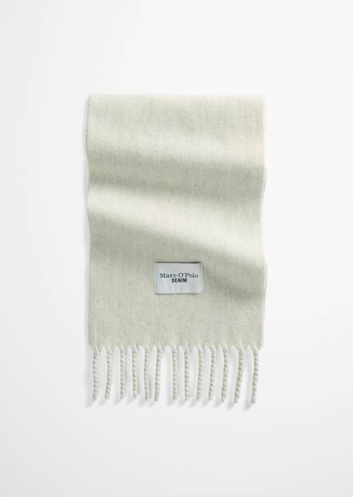 Wollschal White Blush in Frontalansicht