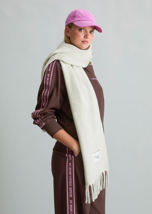Wollschal — White Blush
