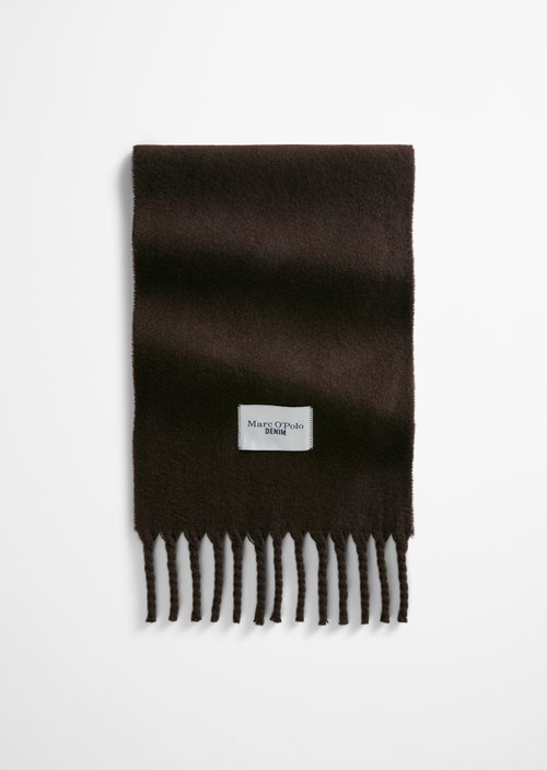 Wollschal — Espresso Brown