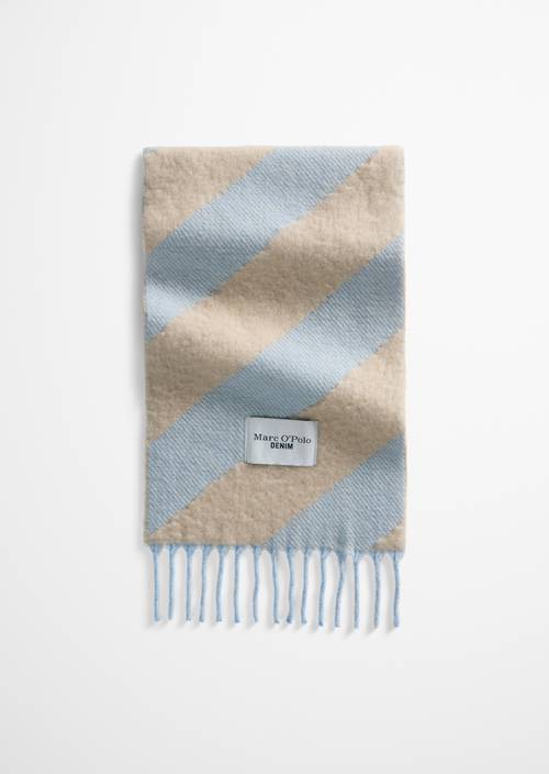 écharpe en laine Light Blue en vue de face