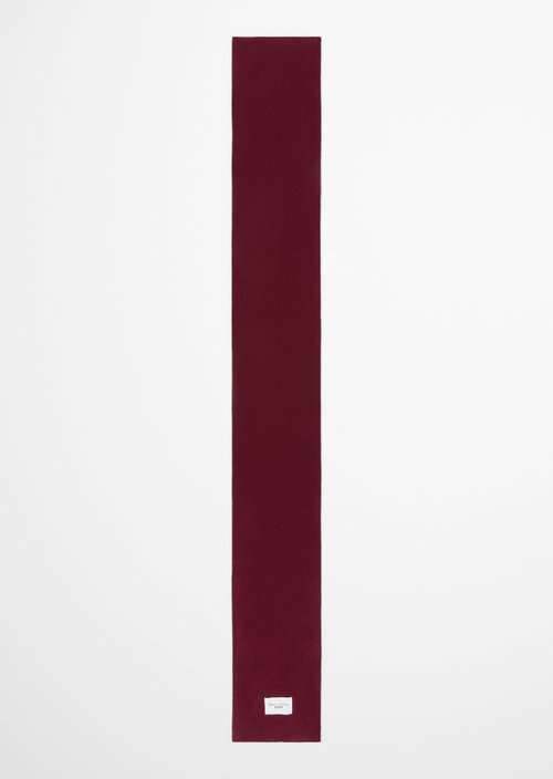 Strickschal — Deep Burgundy