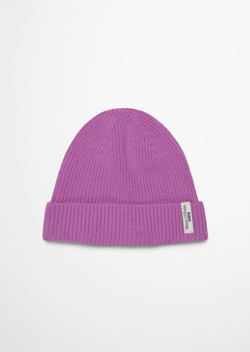 Knitted hat — Smoky Grape
