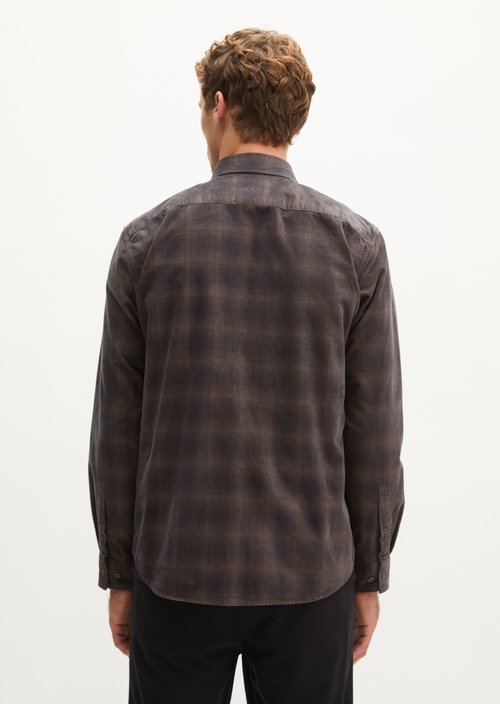 Regular-fit shirt — Dark Brown