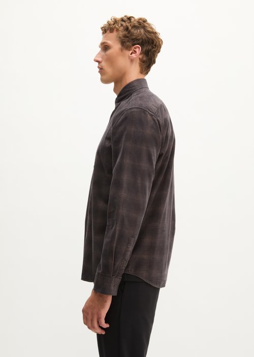 Regular-fit shirt — Dark Brown