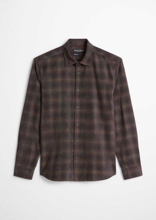 Regular-fit shirt — Dark Brown