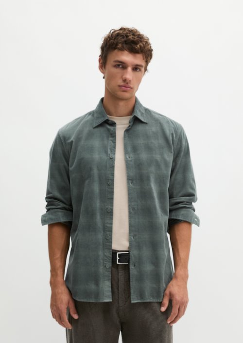 Regular-fit shirt — Dark Green