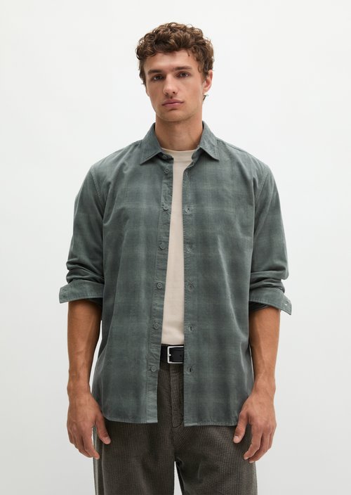 Regular-fit shirt — Dark Green