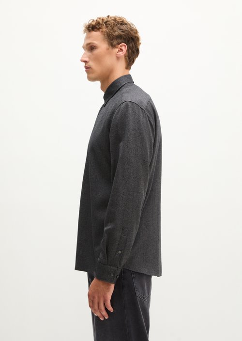 Regular-fit shirt — Black