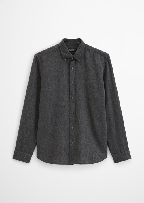 Regular-fit shirt — Black