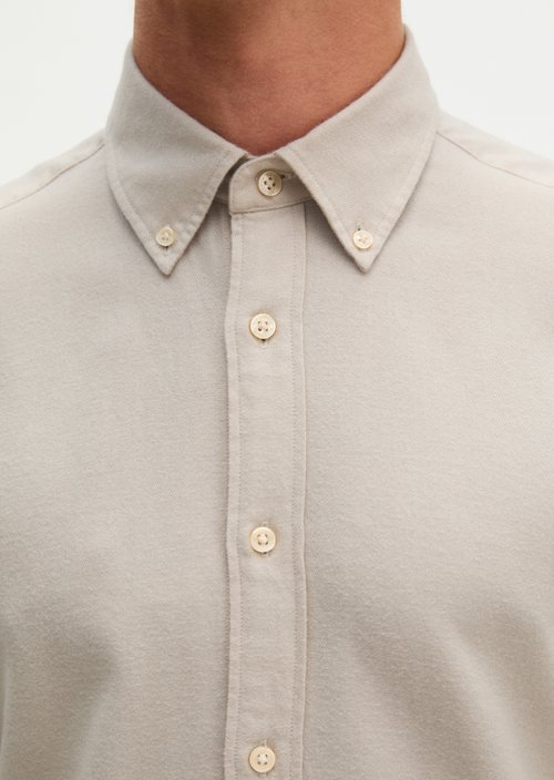 Regular-fit shirt — Dark Beige