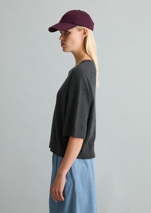 Oversized knit sweater — Anthra Melange