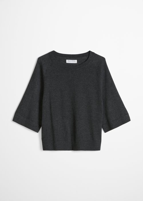 Oversized knit sweater — Anthra Melange