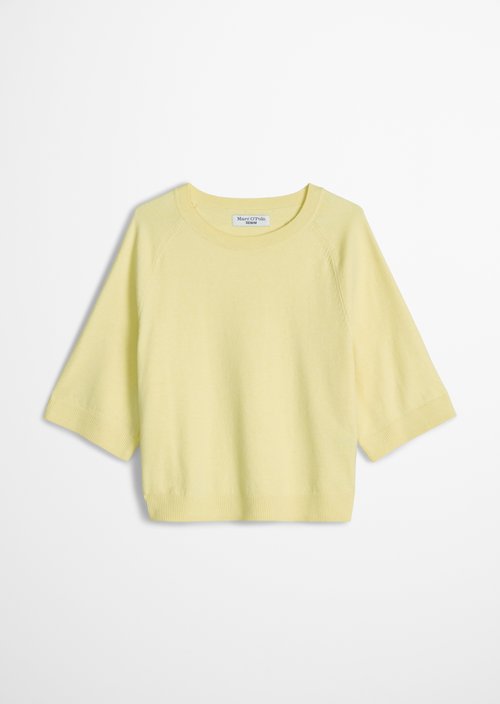 Oversized knit sweater — Medium Yellow Melange
