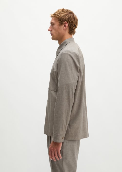 Overshirt — Medium Grey