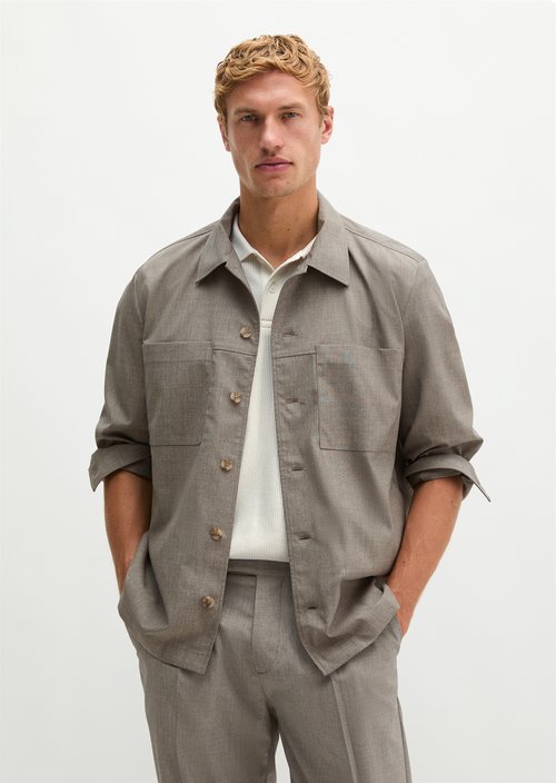 Overshirt — Medium Grey