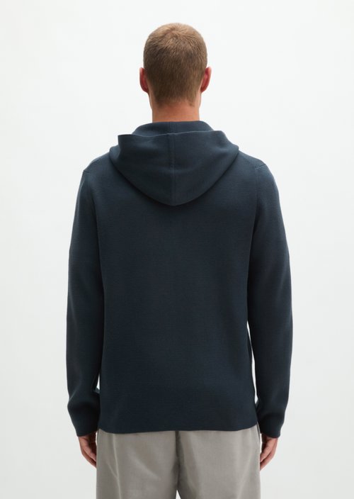 Hooded cardigan regular — Peppercorn Grey