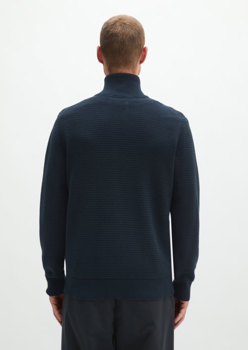 Regular-Fit Cardigan — Peppercorn Grey