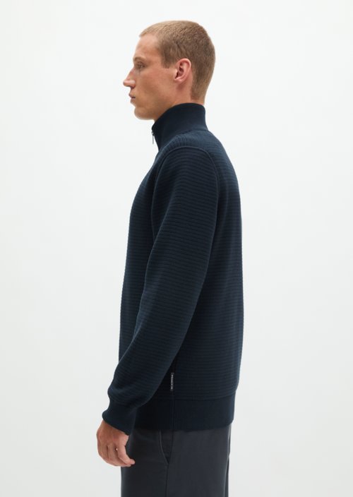 Regular-Fit Cardigan — Peppercorn Grey