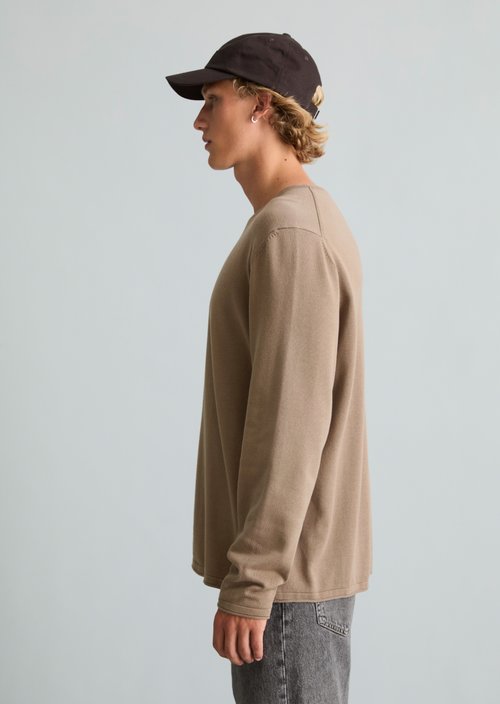 Regular-fit sweater — Cold Taupe