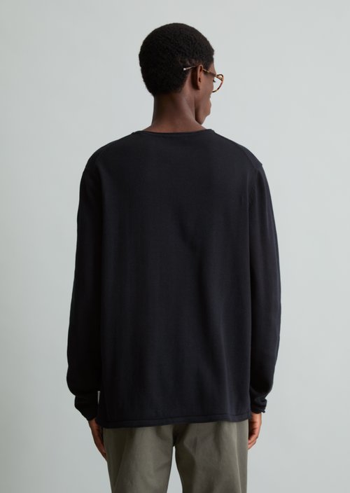 Regular-fit sweater — Dark Navy