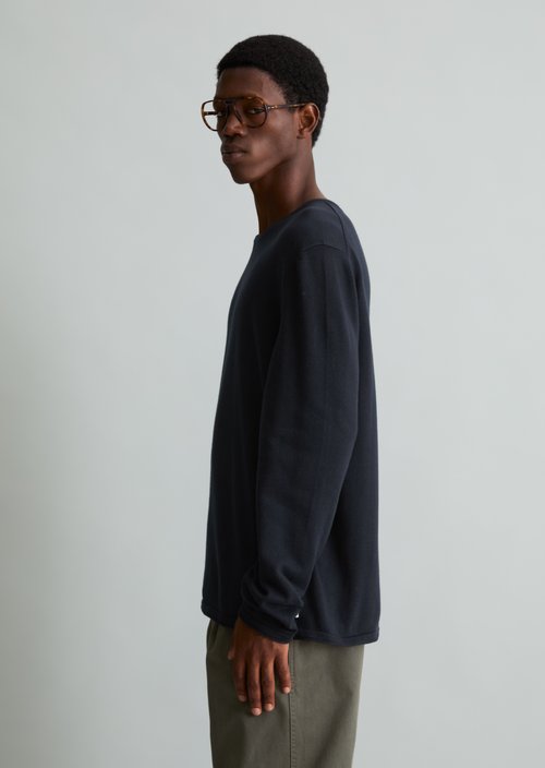 Regular-fit sweater — Dark Navy