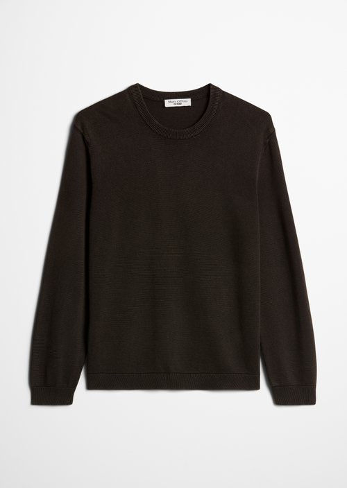 Regular-fit sweater — Chocolate Brown