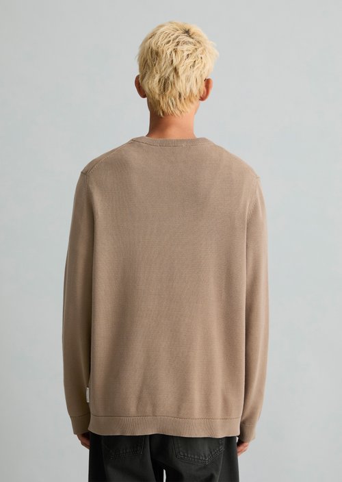 Regular-fit sweater — Cold Taupe