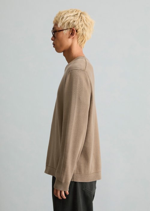 Regular-fit sweater — Cold Taupe