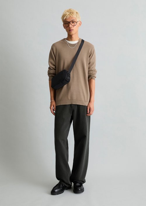 Regular-fit sweater — Cold Taupe