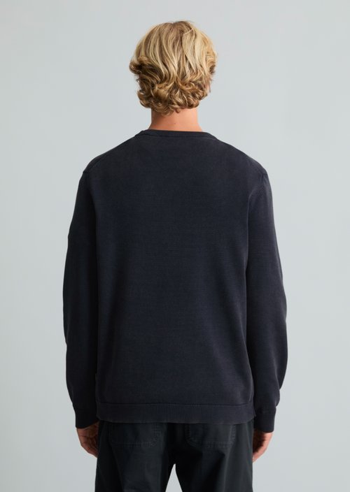 Regular-fit sweater — Dark Navy