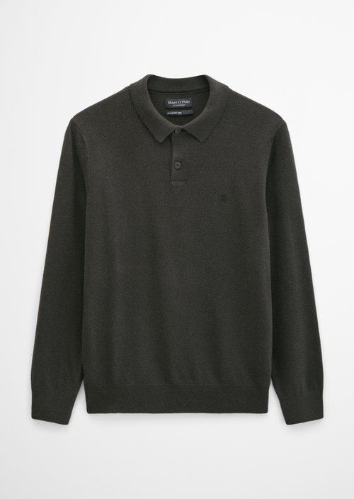Regular-Fit Knit Polo Shirt — Wooden Earth