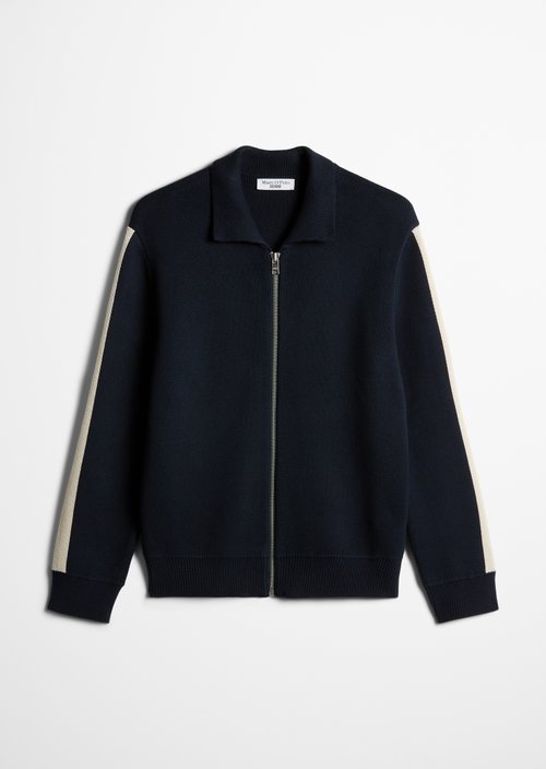 Relaxed-fit cardigan — Dark Navy