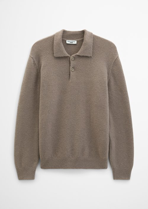 Regular-fit polo-style sweater — Dolphin