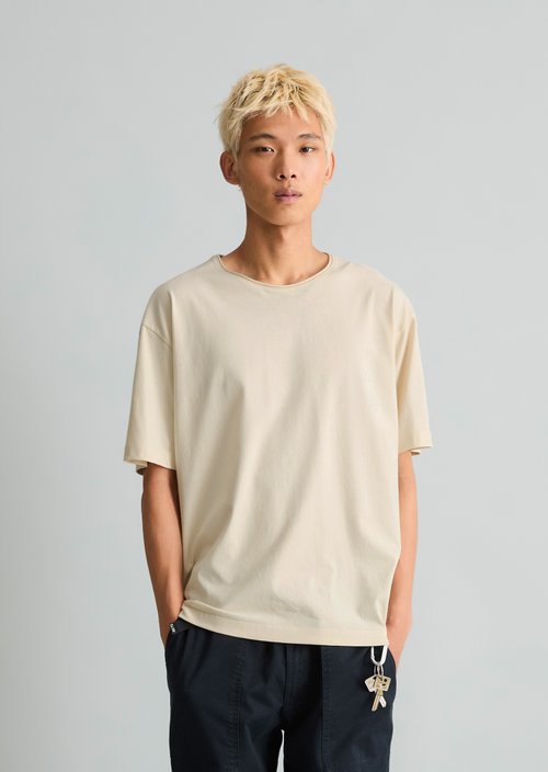 Relaxed-fit T-shirt — Chalky Sand