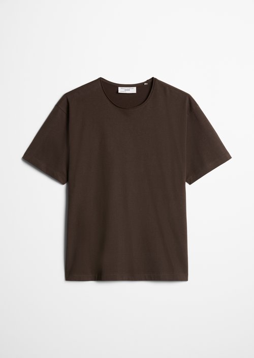 Relaxed-fit T-shirt — Chocolate Brown
