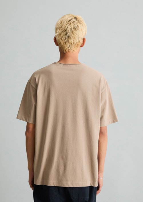 Relaxed-fit T-shirt — Cold Taupe