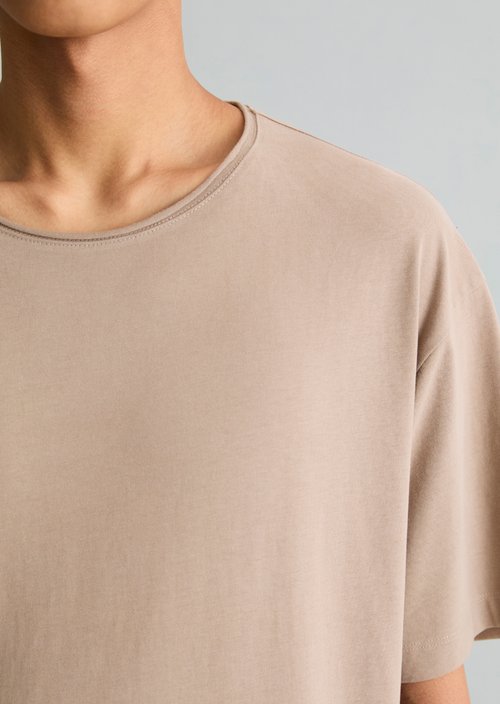 Relaxed-fit T-shirt — Cold Taupe