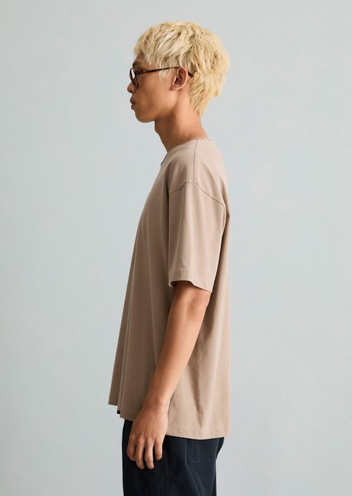 Relaxed-fit T-shirt — Cold Taupe